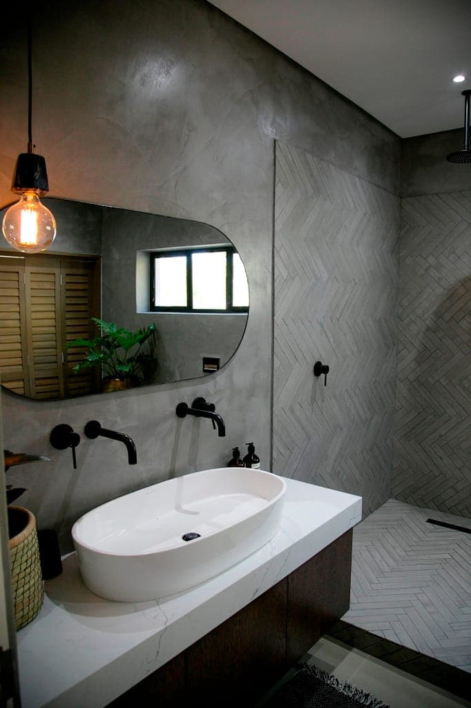 Master bathroom after