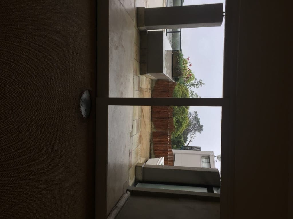 Living onto the terrace before