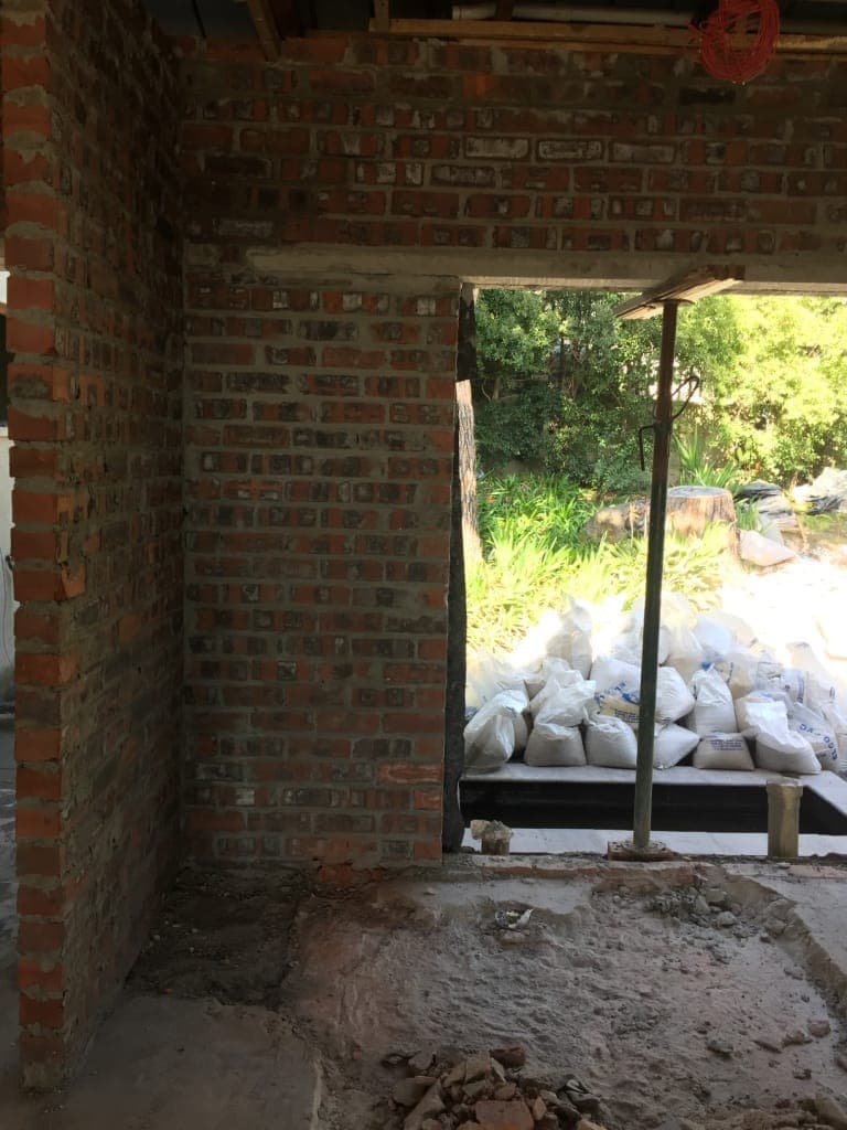New openings cut to the garden